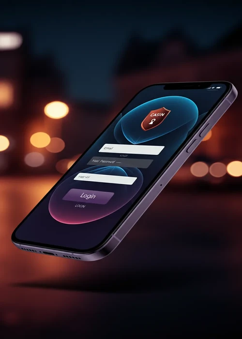 Écran de connexion Royal Reels protégé par cryptage SSL